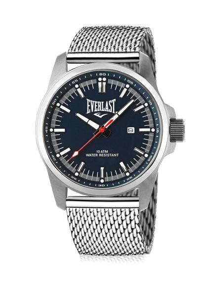 Relógio Analógico de Pulso Masculino Everlast Pulseira Aço