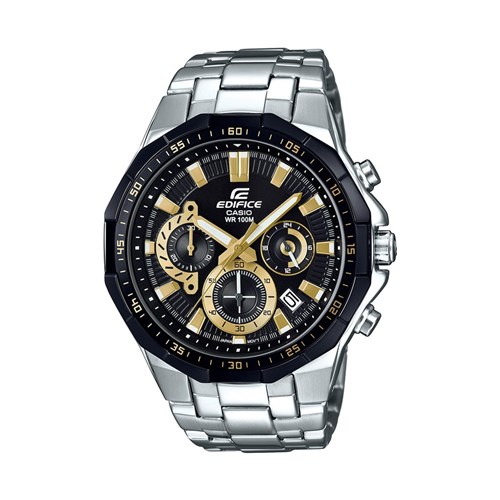 Relógio Analógico Edifice EFR-554D-1A9VUDF Prata/Preto/Dourado