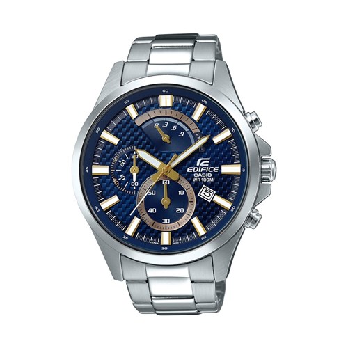 Relógio Analógico Edifice EFV-530D-2AVUDF Prata/Azul