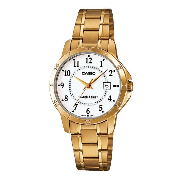 Relógio Analógico Feminino Casio LTP-V004G-7BUDF LTPV004G7BUD - Casio*