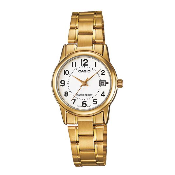 Relógio Analógico Feminino Casio LTP-V002G-7BUDF LTPV002G7BUD - Casio*