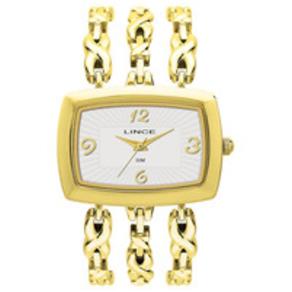 Relógio Analógico Feminino Lince Dourado Lqgb055l S2kx