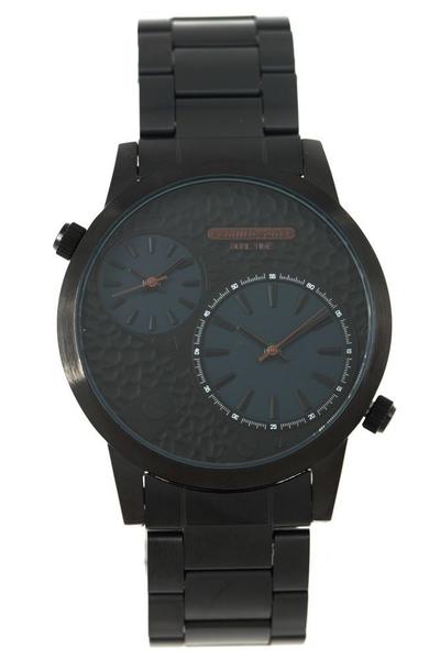 Relógio Analógico Masculino Chilli Beans Dual Time Preto