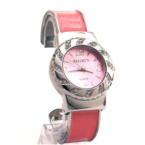 Relógio Analógico Modelo Bracelete 10024 - Rosa - Relog`s - Rel19085