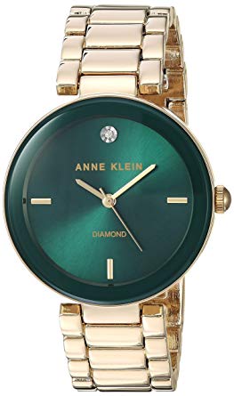 Relógio Anne Klein Gold/Green AK/1362GNGB