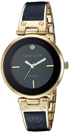 Relógio Anne Klein Goldtone AK/2512NVGB