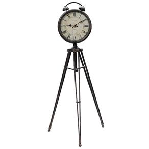 Relógio Antigo com Tripé Oldway - 110x50 Cm