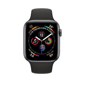 Relógio Apple Watch S4 Preto 44 Mm Modelo A1978 GPS