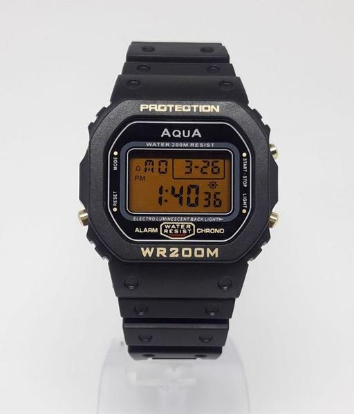 Relógio AQUA Digital GP477 WR 200 M