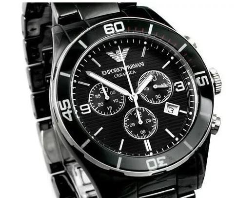 Relogio Armani Ar1421 Cronografo Ceramica - Emporio Armani