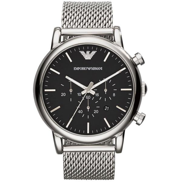 Relógio Armani Ar1808 Aço Malha de Aço Cronógrafo - Emporio Armani