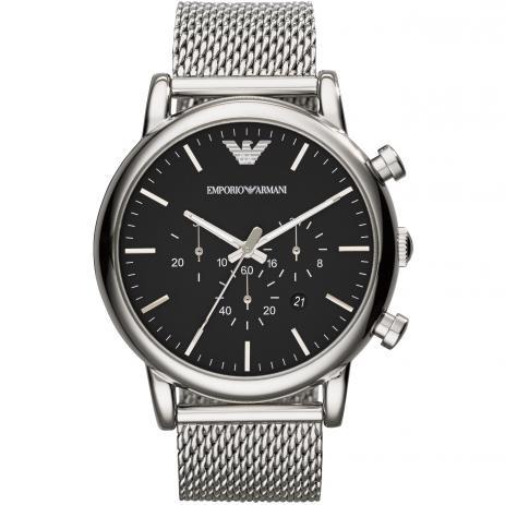 Relógio Armani Ar1808 Aço Malha de Aço Cronógrafo - Emporio Armani