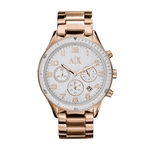 Relógio Armani Exchange Feminino Rose Gold - UAX5107/N