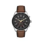 Relógio Armani Exchange Masculino Prata/marrom Ax1822/0mn