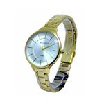 Relogio Atlantis Feminino B3437 Dourado Fundo Branco