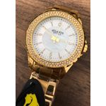 Relógio Atlantis G3107 Dourado Fundo Branco - Feminino - Original