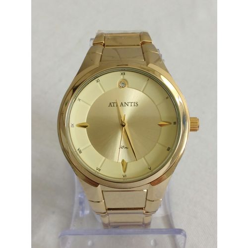 Relógio Atlantis G3447 Dourado - Feminino - Original