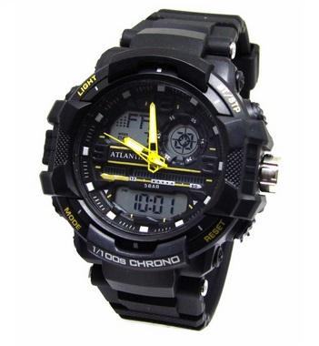 Relogio Atlantis Masculino Esportivo Anadigi G5554