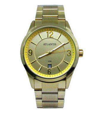 Relogio Atlantis Unissex G3355 Dourado