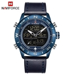 Relógio Azul Militar Masculino Naviforce 9144 Original Lançamento