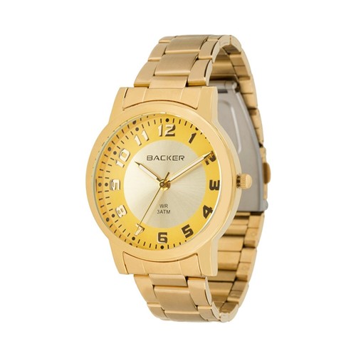 Relógio Backer 2603145F Dourado