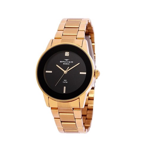 Relógio Backer 3998145F PR Dourado