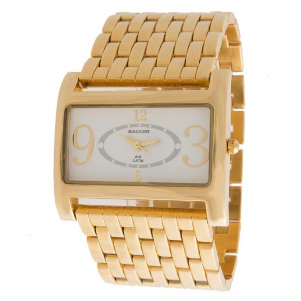 Relógio Backer Feminino Bremen Dourado 3619145l Br