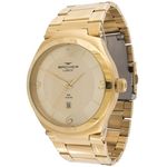 Relógio Backer Feminino Dourado Aço 6311275m Ch