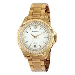 Relógio Backer Feminino Dourado Com Cristais 1476145F