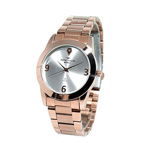 Relógio Backer Feminino Ref: 3993113f Si Casual Rosé