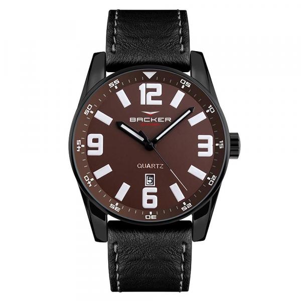 Relógio Backer Masculino Ref: 13503212m Mr Casual Black