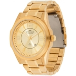 Relógio Backer Masculino Ref: 6119275m Ch Casual Dourado Aço