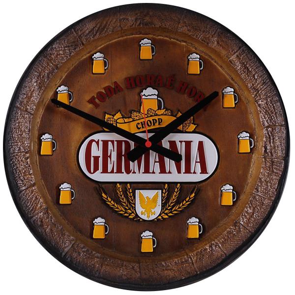 Relógio Barril Decorativo Grande - Germânia - Karin Grace