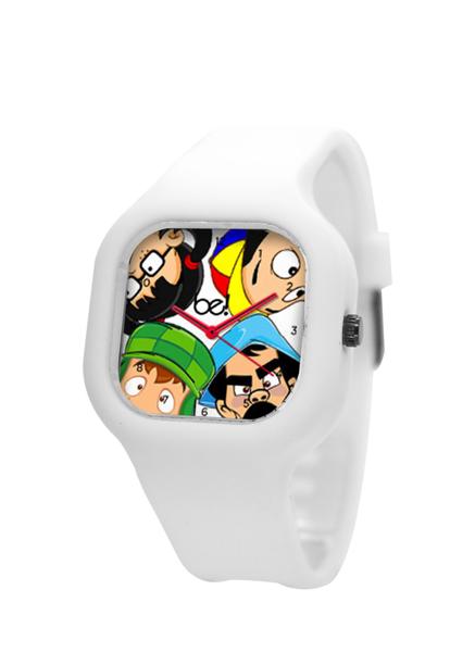 Relógio BeWatch Chaves Pulseira de Silicone Branco