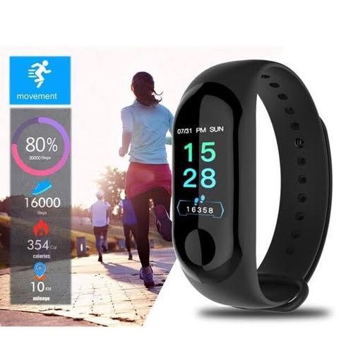 Relógio Bluetooth Inteligente Smartband M3 Monitor Cardiaco