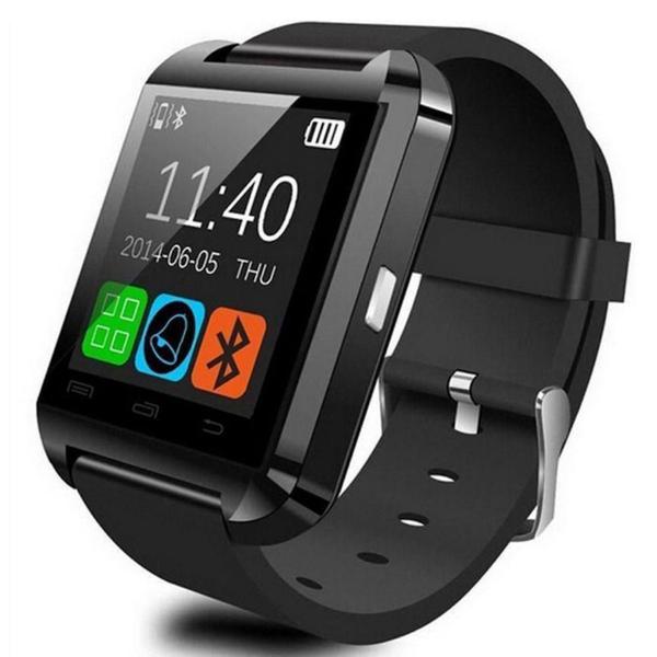 Relogio Bluetooth Smart Watch U8 Android Iphone 5 6 S5 Note - Preto - Smart Bracelet