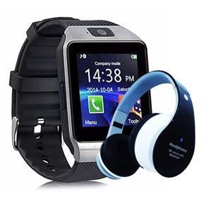 Relógio Bluetooth Smartwatch Dz09 Android S5 S6 e Fone B-01