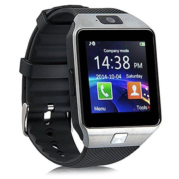 Relógio Bluetooth Smartwatch Dz09 Touch Preto e Prata - Rohls