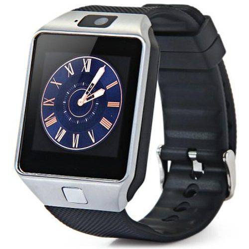 Relogio Bluetooth Smartwatch Dz09 Touch Preto