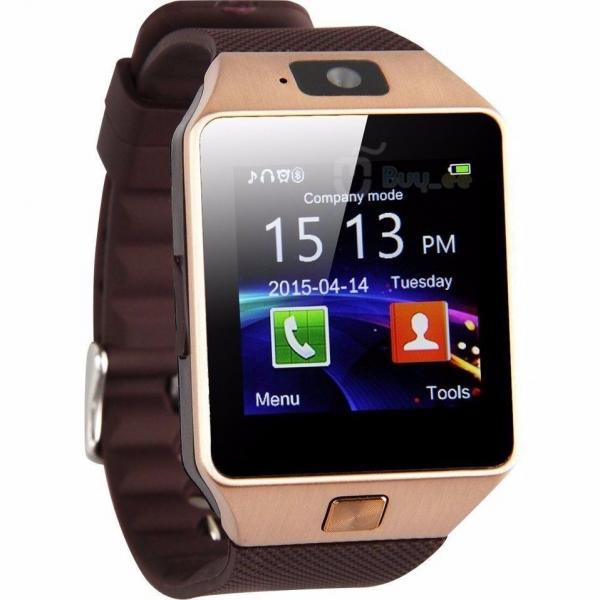 Relógio Bluetooth Smartwatch Ge Chip Dz09 Iphone Android Nov Dourado - Bk Imports
