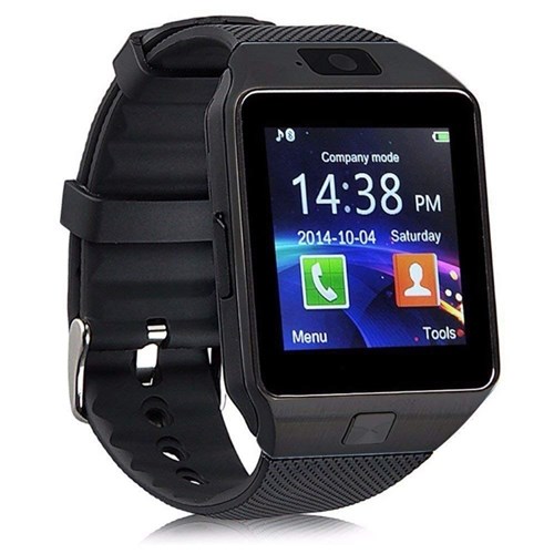Relógio Bluetooth Smartwatch Pedômetro Chip Android Preto