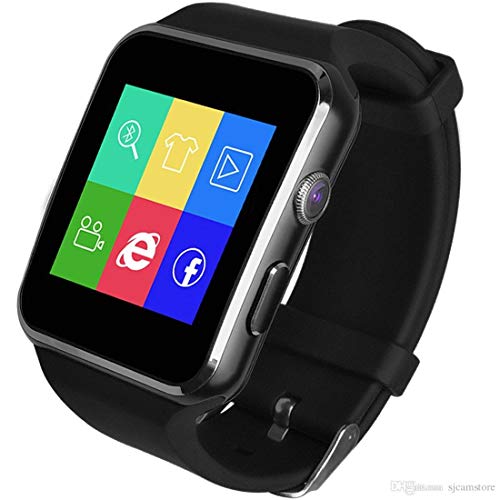 Relógio Bluetooth Smartwatch X6 Celular Inteligente Gear Pedômetro Notificações Android Ios (PRETO)