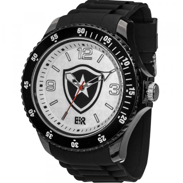 Relógio Botafogo Masculino Preto BOT-001-2 Analógico 5 Atm Acrílico Tamanho Grande - Bel Watch