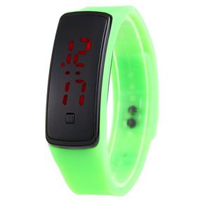 Relógio Bracelete Digital com Visor de LED (Verde)