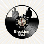 Relógio Breaking Bad Netflix Filmes Series TV Nerd Vinil LP
