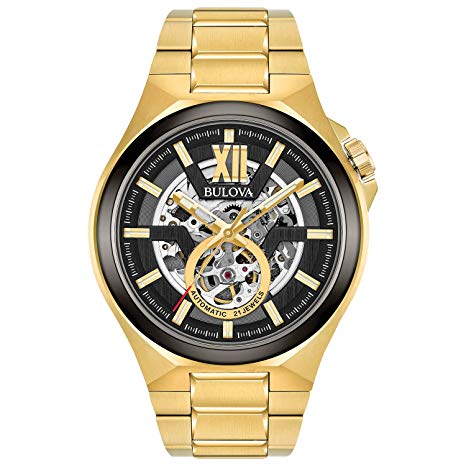 Relógio Bulova 98a178 Automático Dourado