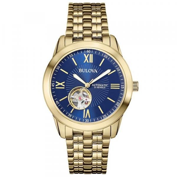 Relógio Bulova Automático Esqueleto 21 Jewels WB32004Z