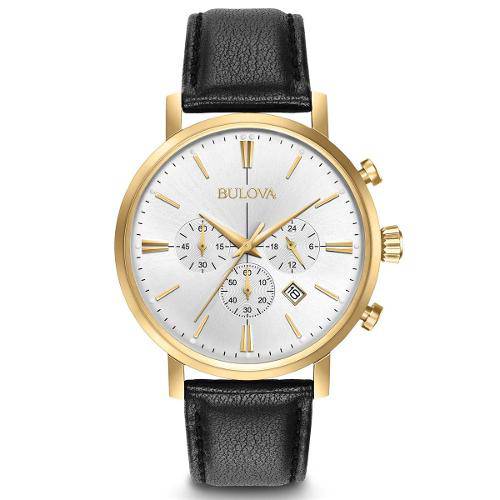 Relógio Bulova Classic Dress Analógico Cronógrafo Masculino Wb22417b - 97b155