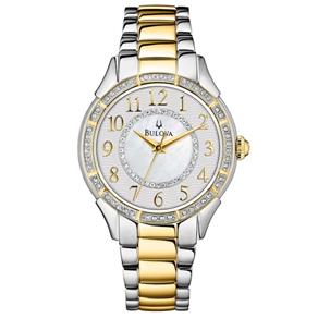 Relógio Bulova Crystal Analógico Feminino WB27761B - 98L181