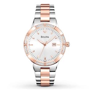 Relógio Bulova Diamond Analógico Feminino WB27743S - 98R169